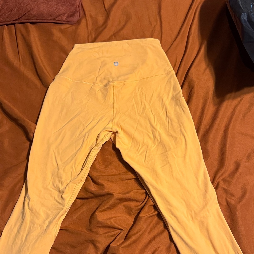 Lululemon Athletica Yellow Leggings